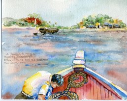Boat ride to Mingun