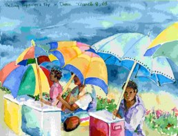 The market , Daru