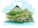 Oct 8 Manam Island 
Puffing Valcano