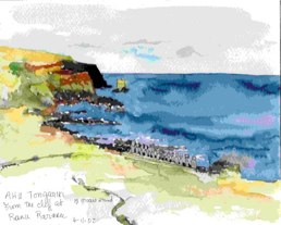 From the cliff